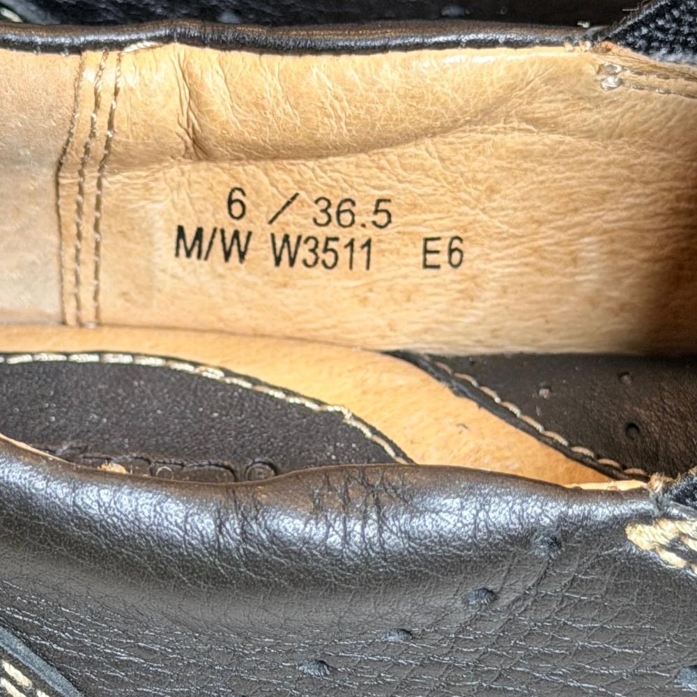Born Women's Black Pebbled Leather Slip On Comfort Loafers Size 6 NWOB - Picture 5 of 7